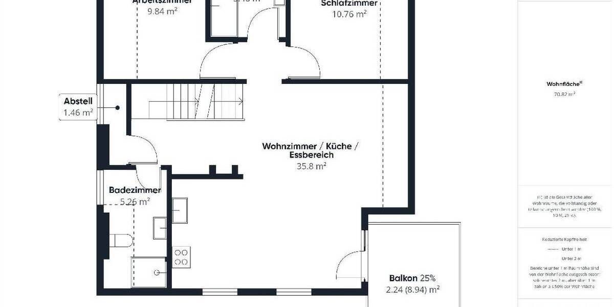Etagenwohnung Stade Altländer Viertel - 2 Zimmer, 75 m&sup2;, 349.000&euro; | Angebot:25939140