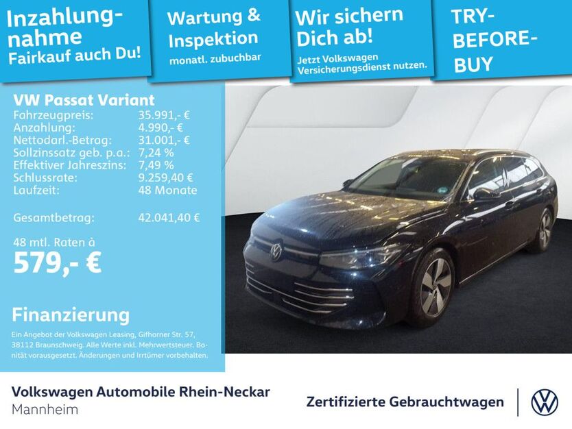 VW Passat Variant 27.215 km 35.991 € Mannheim 68309