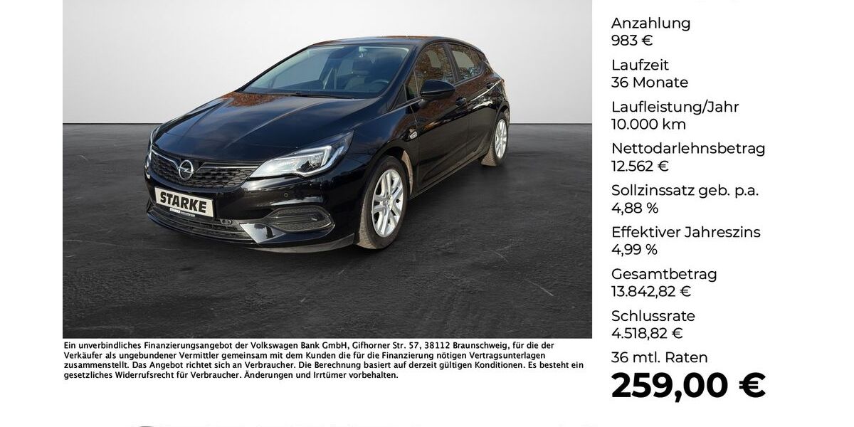 Opel Astra 48.365 km 12.365 &euro; Osnabrück 49078