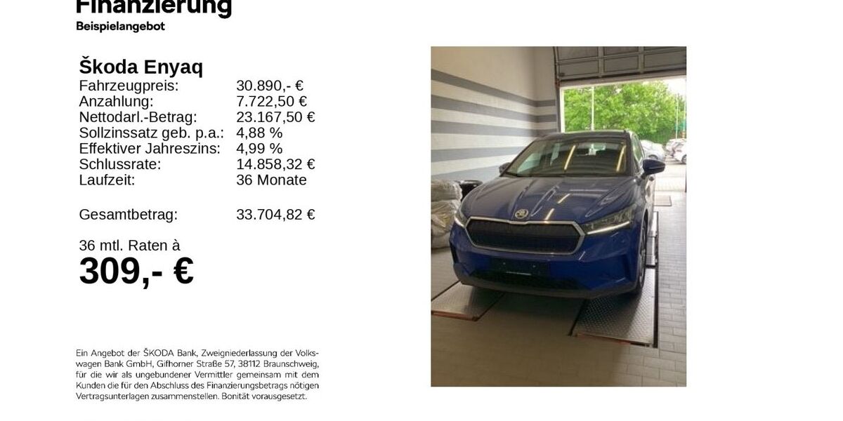 Skoda Enyaq 17.658 km 30.590 &euro; Hildesheim 31137