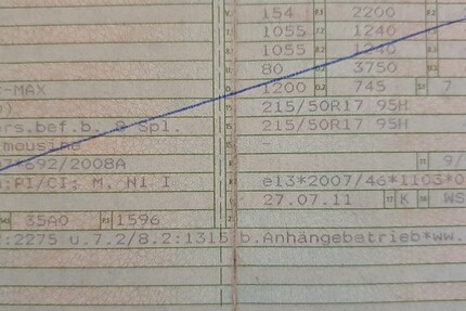 Ford Grand C-Max 186.165 km 5.000 &euro; Muldestausee OT Pouch 