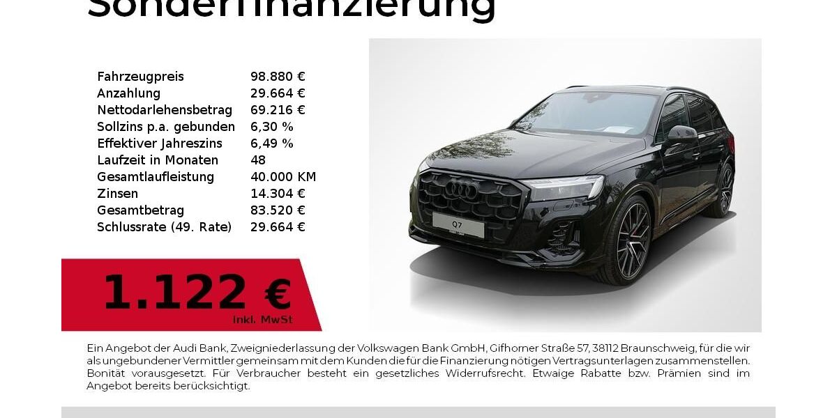 Audi Q7 11.500 km 96.480 &euro; Nürnberg 90411