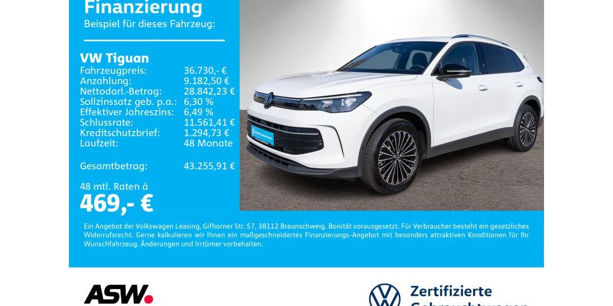 VW Tiguan 25.800 km 34.990 &euro; Bad Rappenau 74906