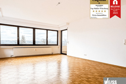 Frisch renovierte Whg. mit Balkon, Garage und Stellplatz in der Dürrbachau