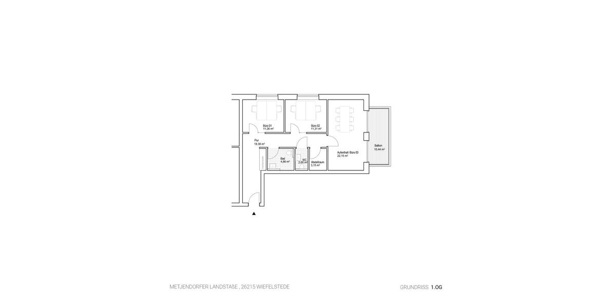 Gewerbeobjekt Wiefelstede - 1.360&euro; | Angebot:25099430