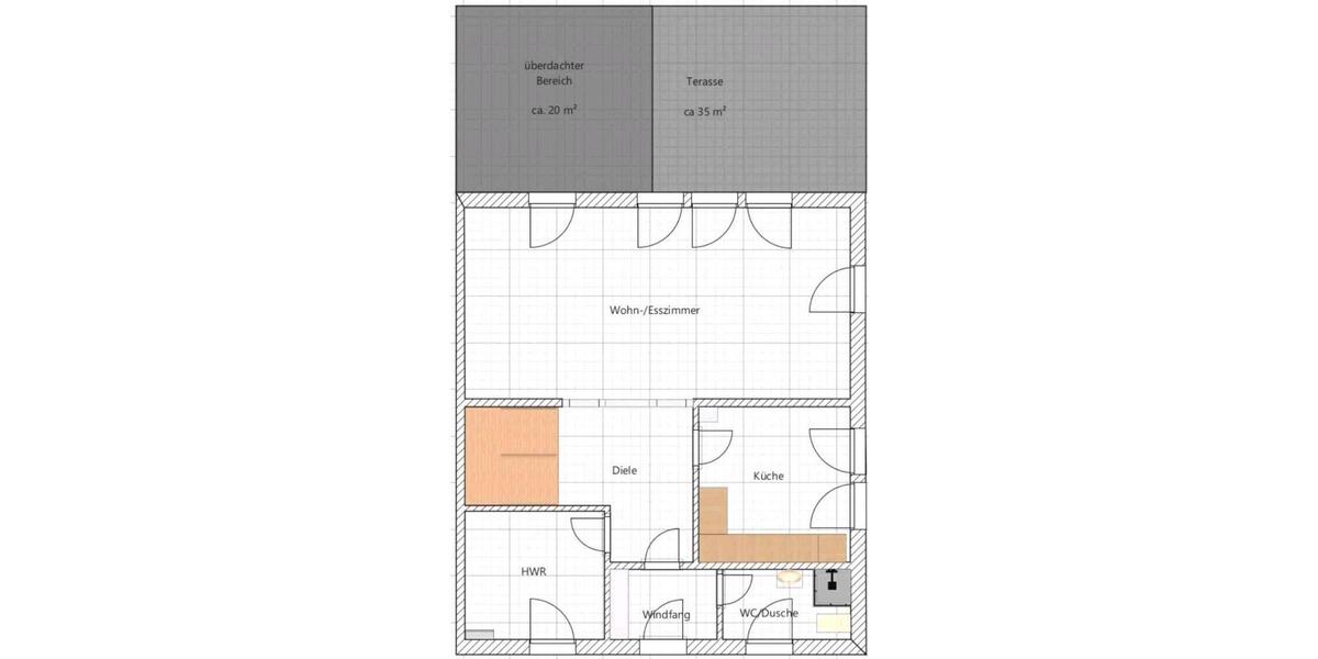 Etagenwohnung Hagen im Bremischen - 3.5 Zimmer, 127 m&sup2;, 1.290&euro; | Angebot:26326335