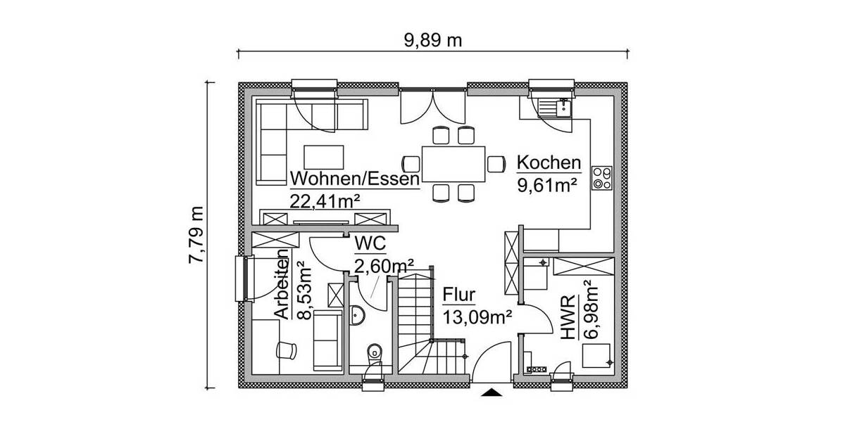 Einfamilienhaus Bad Düben - 5 Zimmer, 120 m&sup2;, 292.260&euro; | Angebot:26881663