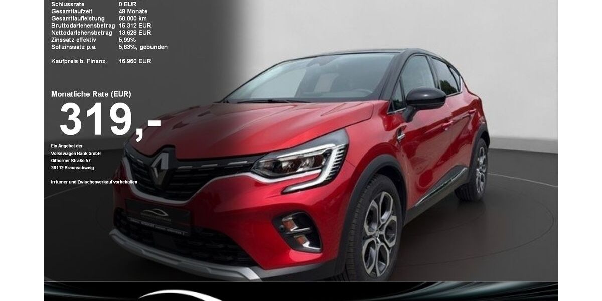 Renault Captur 60.194 km 16.960 &euro; Sigmaringen 72488