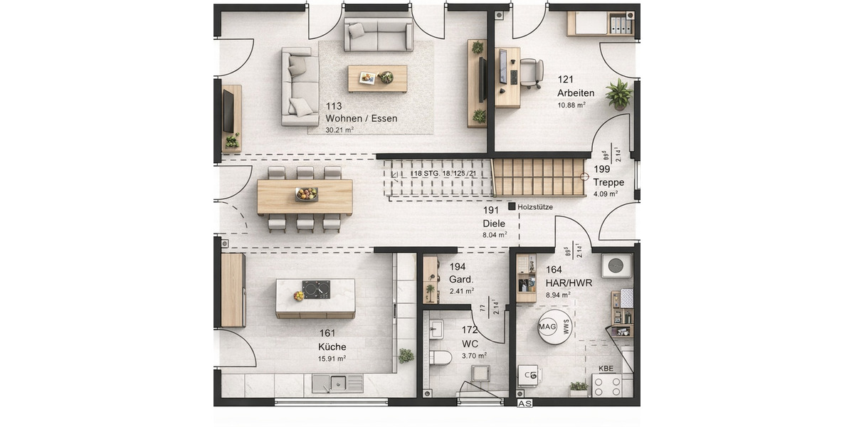 Einfamilienhaus Urmitz - 5 Zimmer, 162 m&sup2;, 625.000&euro; | Angebot:25684951