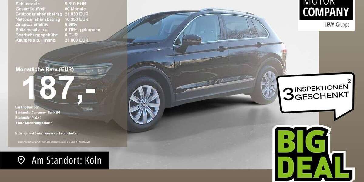 VW Tiguan 70.000 km 24.800 &euro; Köln 50968