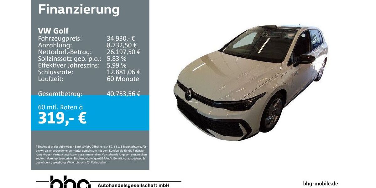 VW Golf 9.655 km 34.930 &euro; Albstadt 72458