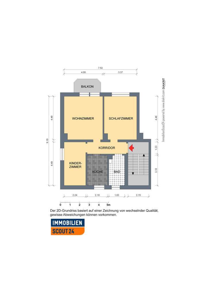 Haus zum Mieten in Ortrand 400 € 61 m²