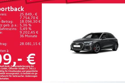 Audi A3 53.870 km 25.641 &euro; Eching 85386