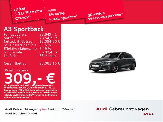 Audi A3 53.870 km 25.641 &euro; Eching 85386