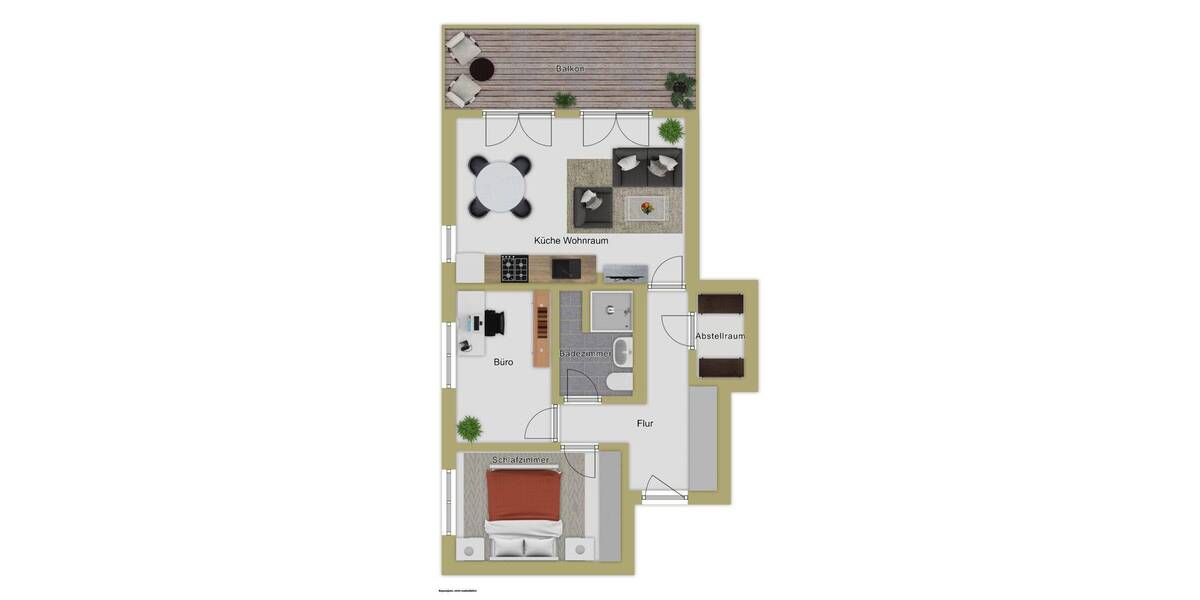 Etagenwohnung Vöhringen - 3 Zimmer, 80 m&sup2;, 380.000&euro; | Angebot:25800722