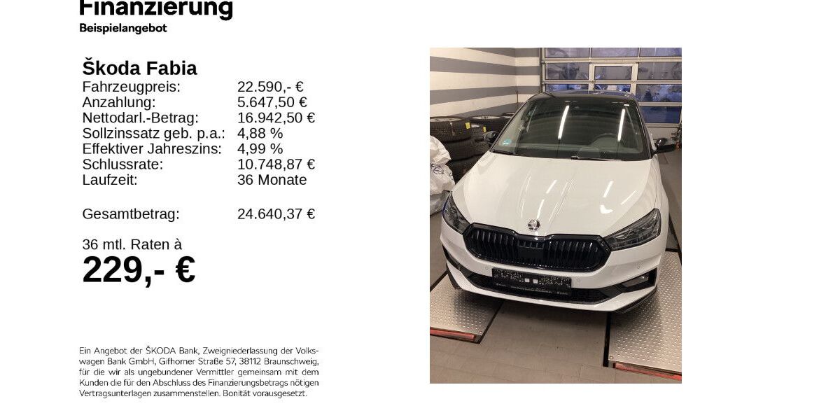 Skoda Fabia 45.267 km 22.290 &euro; Hildesheim 31137