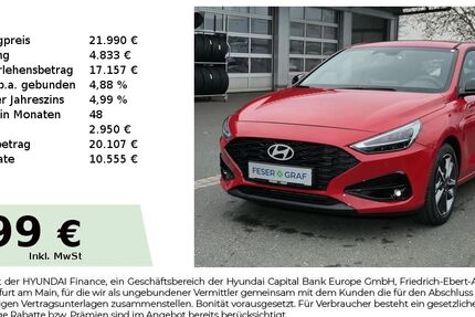 Hyundai i30 10.302 km 21.990 &euro; Fürth 90763