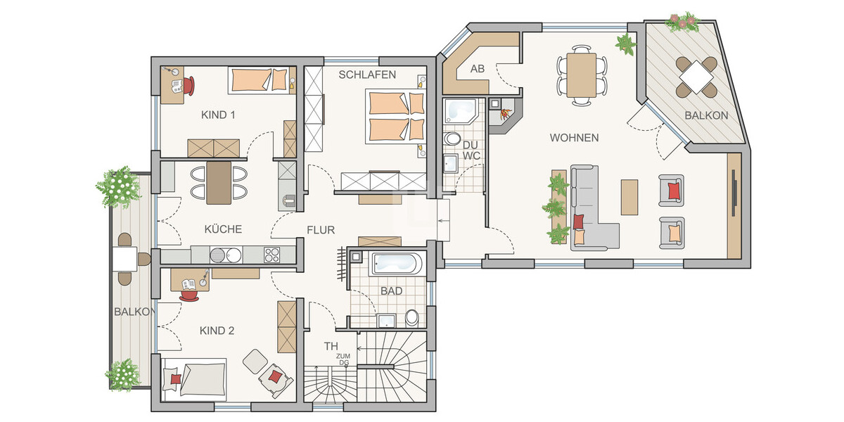 WINDISCH IMMOBILIEN - Für Kapitalanleger - gepflegtes Zweifamilienhaus auf großem Grundstück 8 zimmer