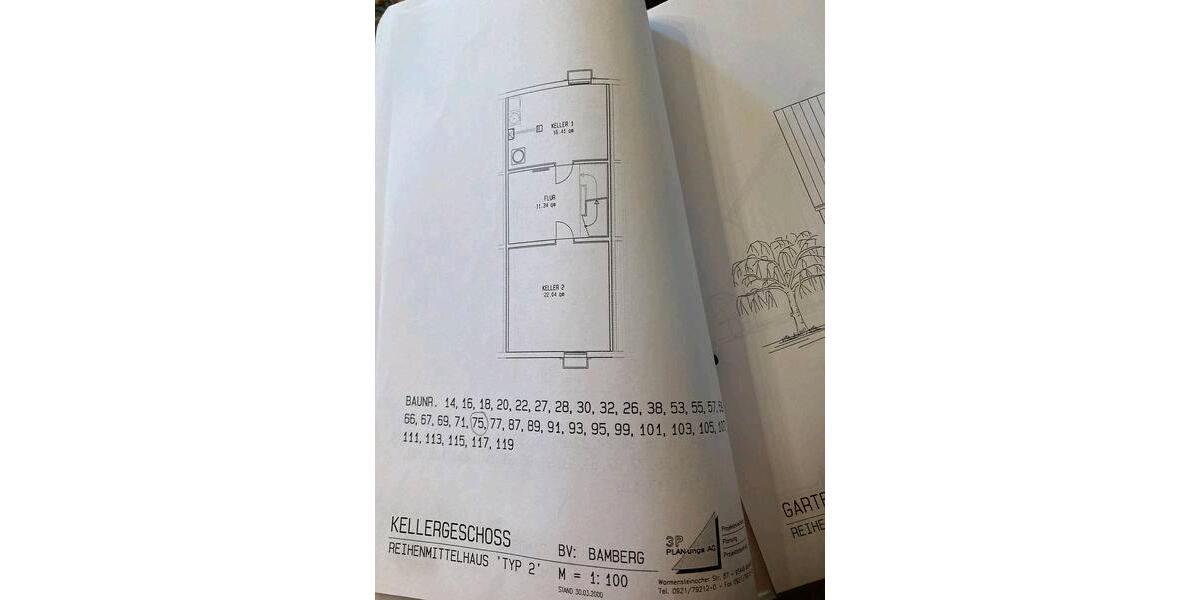 Reihenhaus Bamberg Gereuth - 5 Zimmer, 126 m&sup2;, 525.000&euro; | Angebot:26090018