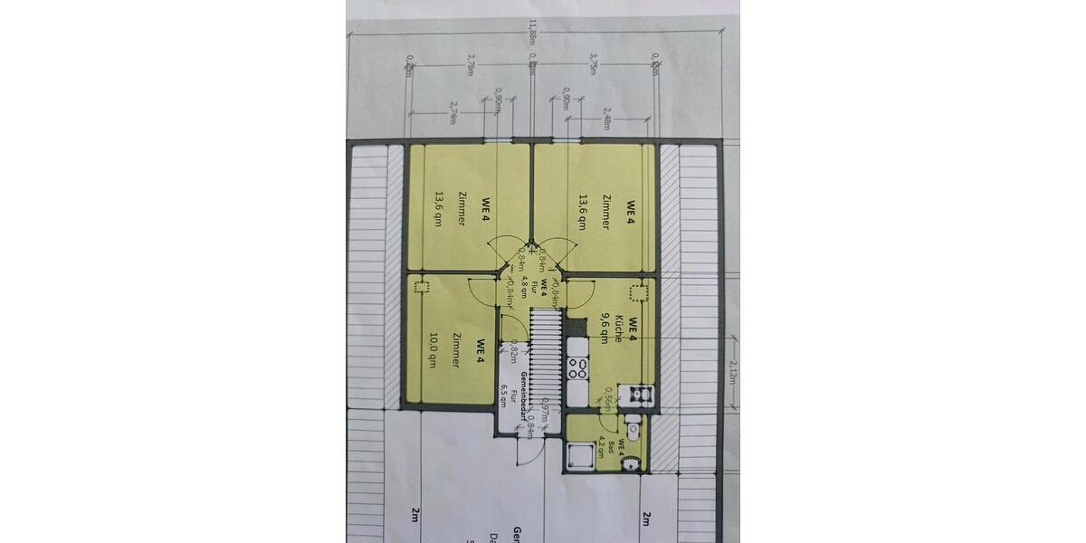 Dachgeschoßwohnung Lennestadt - 3 Zimmer, 56 m&sup2;, 520&euro; | Angebot:26406063