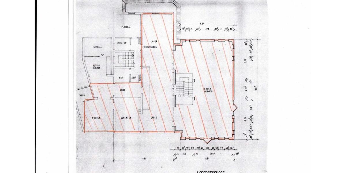 715 m² gewerbliche Laden-Nutzfläche in Osteroder Innenstadt zimmer
