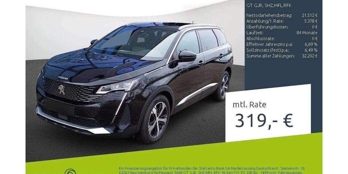 Peugeot 5008 49.886 km 26.890 &euro; Borken 46325