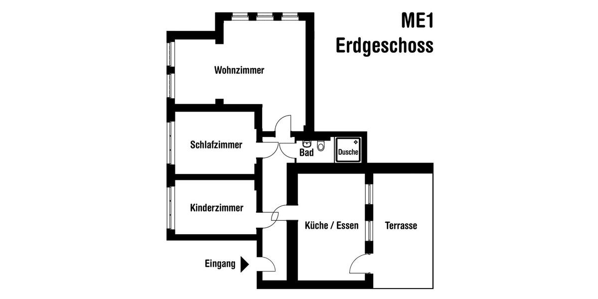 Terrassenwohnung Tangermünde - 3 Zimmer, 99 m&sup2;, 800&euro; | Angebot:26488086