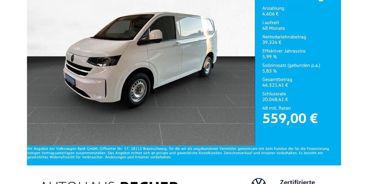 VW T7 Transporter 2.000 km 43.930 € Wesel 46485
