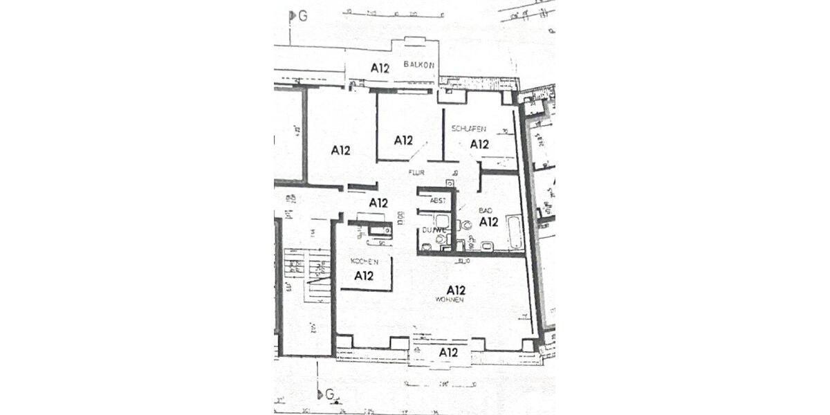 Etagenwohnung Würzburg Heuchelhof - 4 Zimmer, 107 m&sup2;, 320.000&euro; | Angebot:27243404