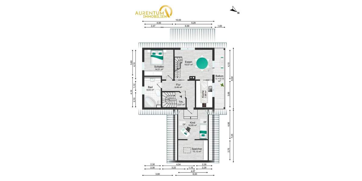 Einfamilienhaus Bruckberg Edlkofen - 6 Zimmer, 225 m&sup2;, 825.000&euro; | Angebot:25737590
