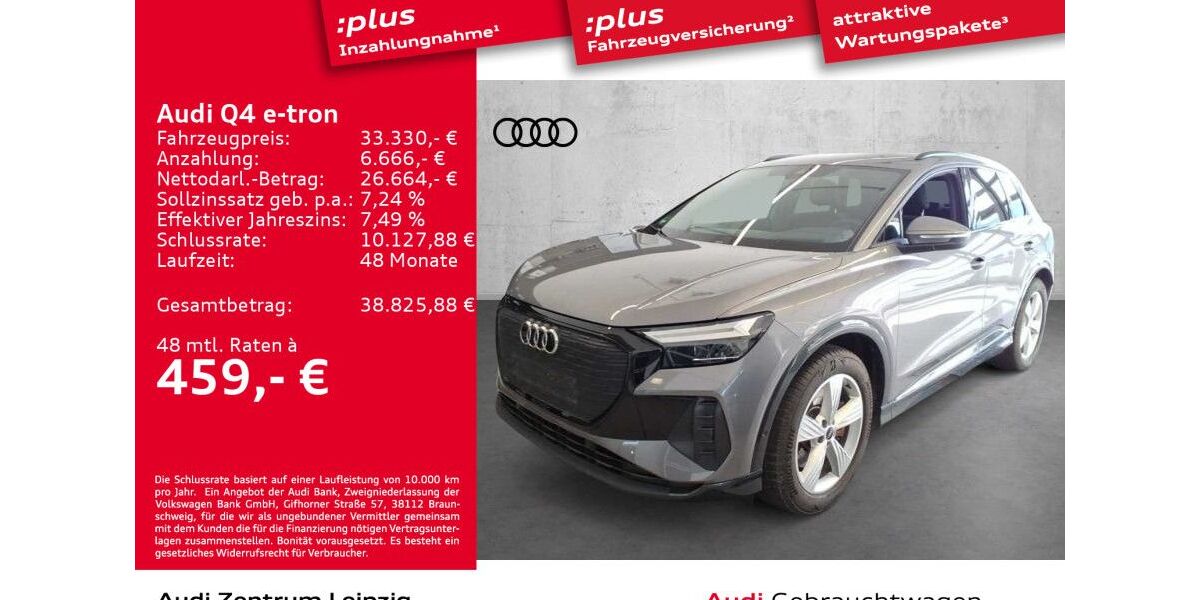 Audi Q4 e-tron 43.719 km 32.780 &euro; Leipzig 04129