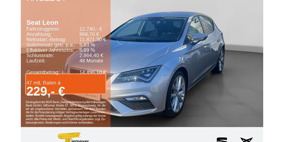 Seat Leon 100.403 km 11.980 &euro; Recklinghausen 45663