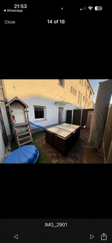 Modernisierte 3-Raum-Wohnung Terrasse Einbauküche Dillingen