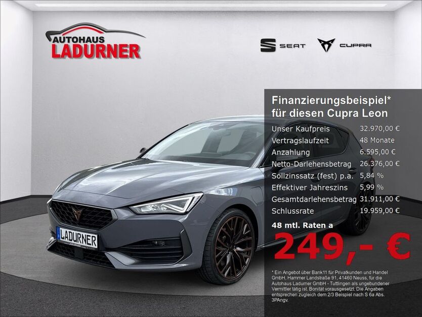 Cupra Leon 36.820 km 32.970 € Tuttlingen 78532