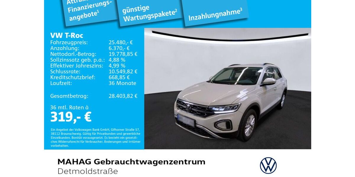 VW T-Roc 16.151 km 25.480 &euro; München 80935