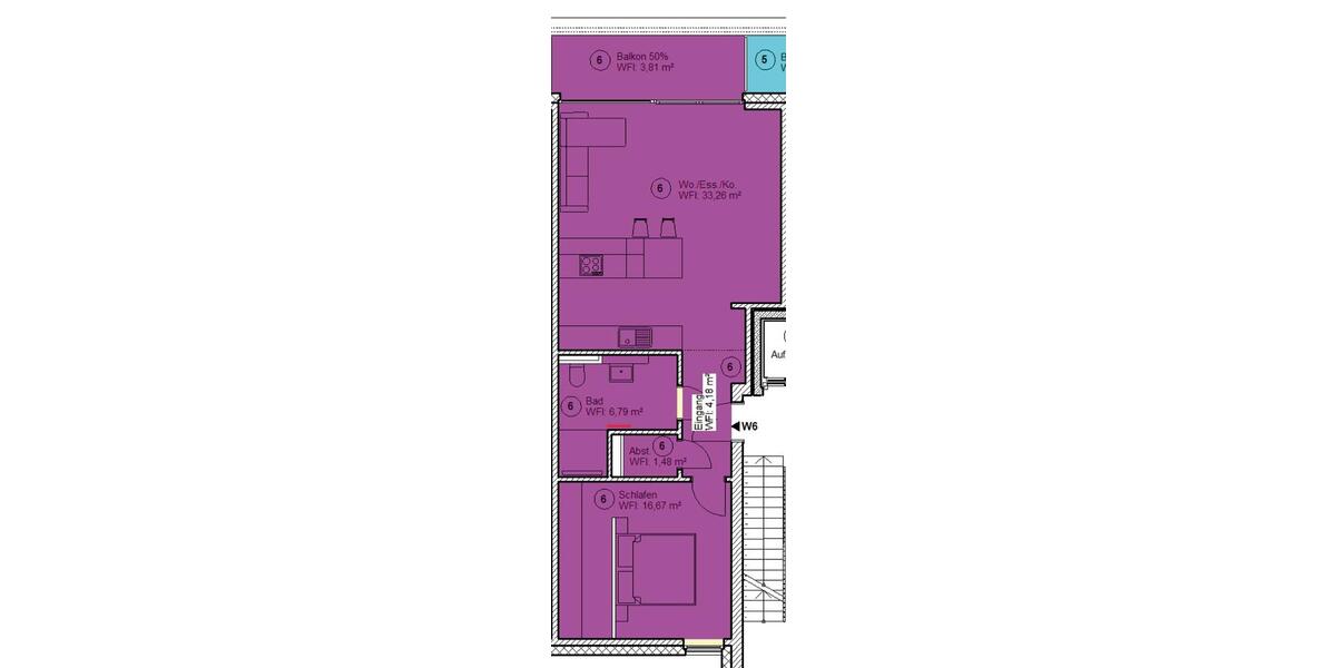 Etagenwohnung Delbrück - 2 Zimmer, 67 m&sup2;, 790&euro; | Angebot:26262927
