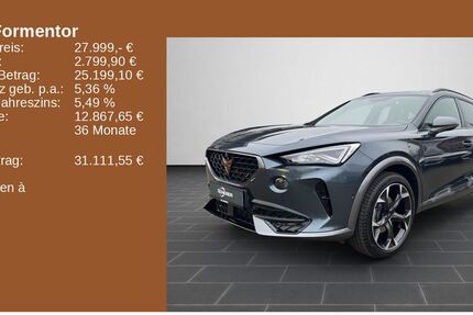 Cupra Formentor 19.505 km 27.999 &euro; Kaiserslautern 67657