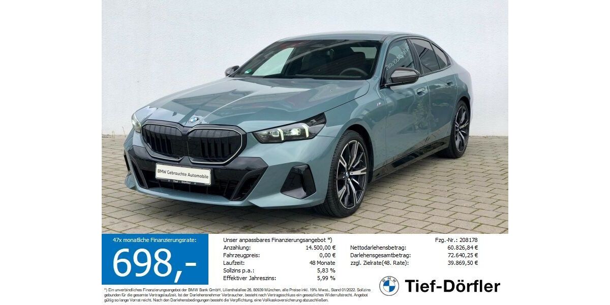 BMW 540 4.595 km 67.589 &euro; Marktsteft 97342