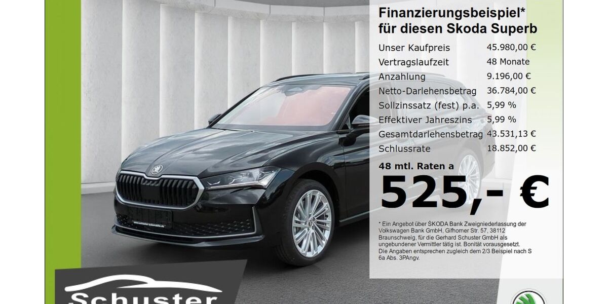 Skoda Superb 11.951 km 44.980 &euro; Ruhstorf 94099