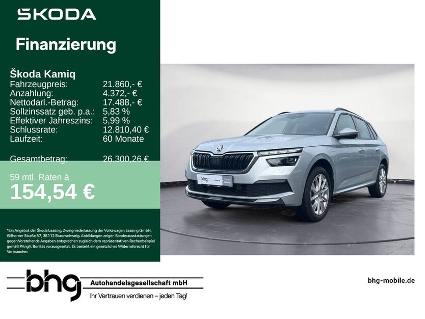 Skoda Kamiq 24.765 km 21.860 € Albstadt 72458