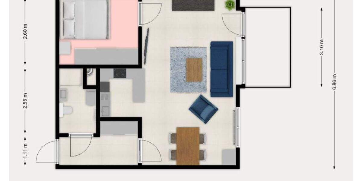 Etagenwohnung Friedrichskoog - 1 Zimmer, 43 m&sup2;, 159.000&euro; | Angebot:26359060