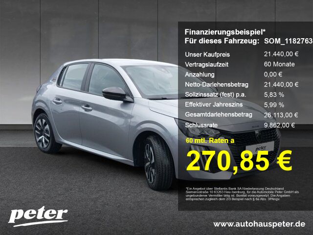 Peugeot 208 5.000 km 21.440 € Mühlhausen 99974