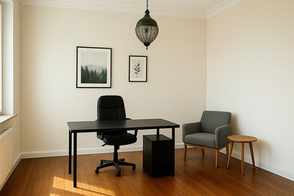 Zentraler Rodenhof-Schreibtischplatz: Möbliert, 247, Postadresse inklusive zimmer