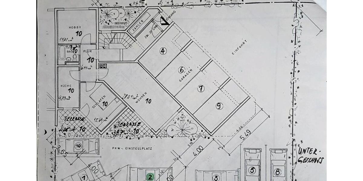 Etagenwohnung Pforzheim Nordstadt - 1 Zimmer, 32 m&sup2;, 125.000&euro; | Angebot:24477222