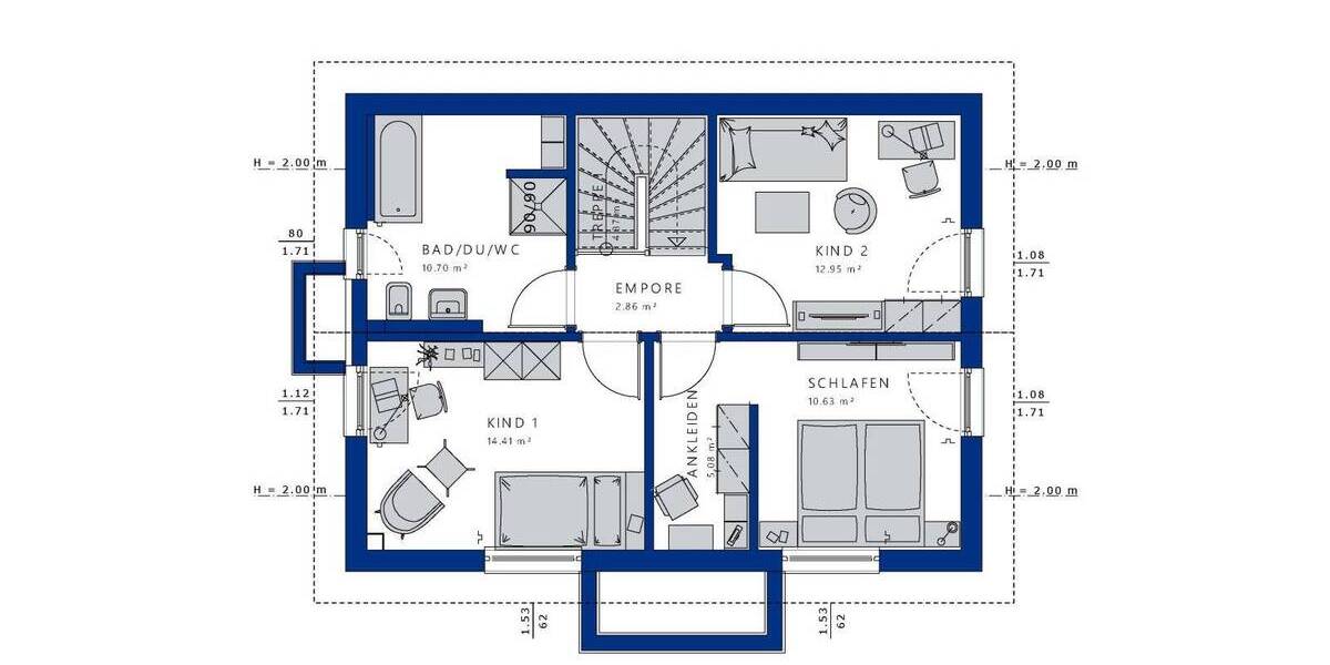 Einfamilienhaus Seevetal Over - 5 Zimmer, 130 m&sup2;, 644.850&euro; | Angebot:25669588