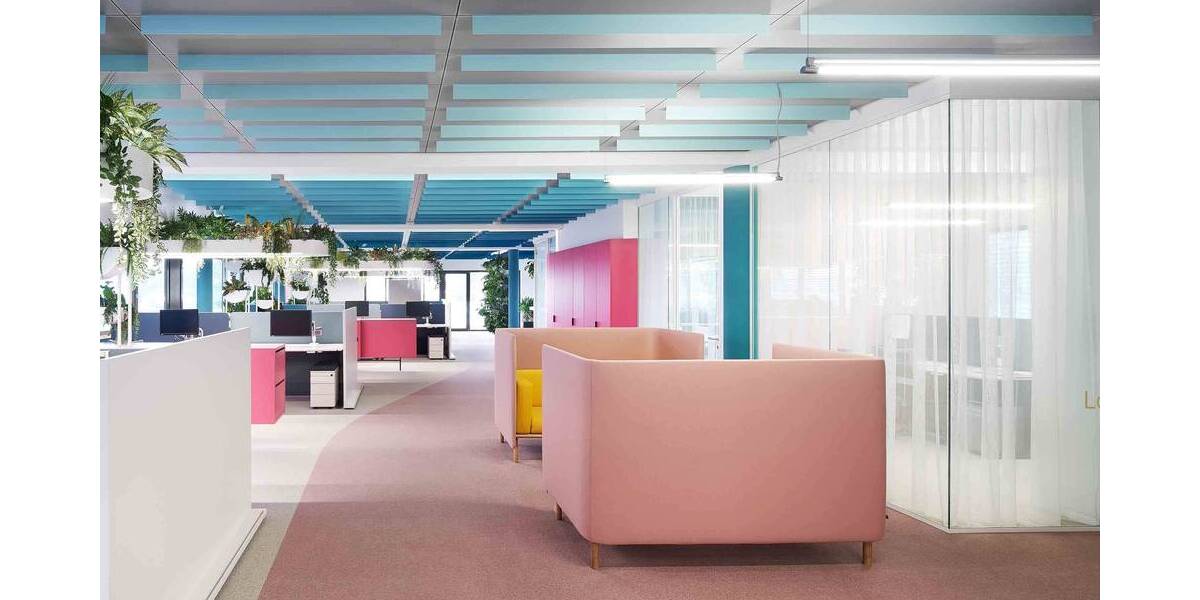 Moderne Office-Fläche in der Kreativschmiede 