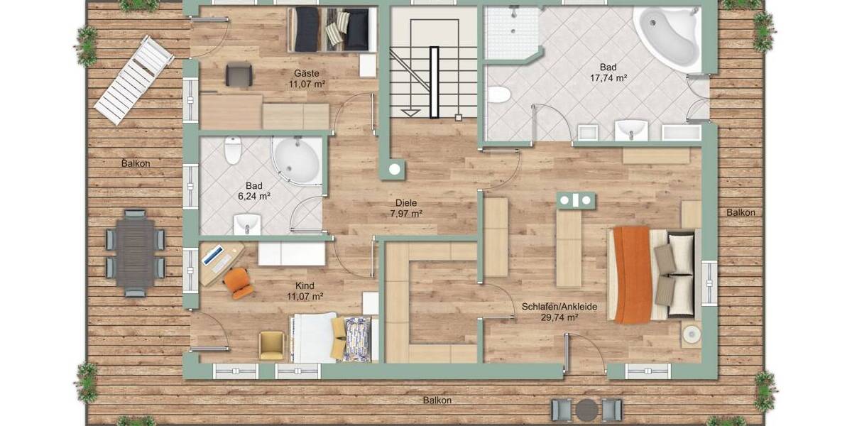 Einfamilienhaus Bad Tölz / Arzbach Arzbach - 5 Zimmer, 265 m&sup2;, 1.700.000&euro; | Angebot:26128830