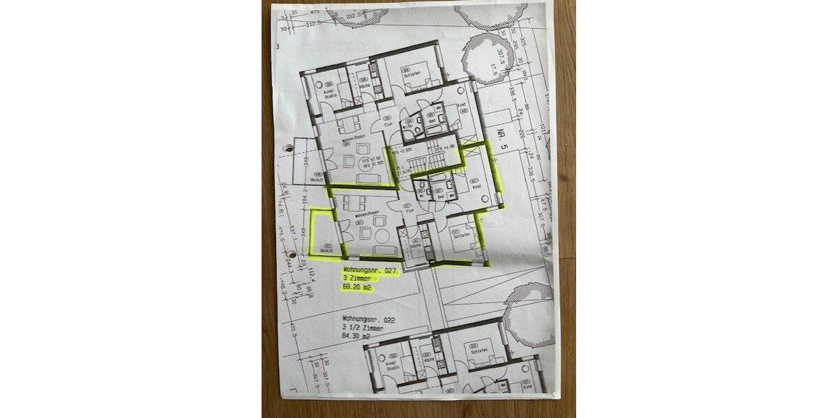 Etagenwohnung Köngen - 3 Zimmer, 69 m&sup2;, 307.000&euro; | Angebot:26889122
