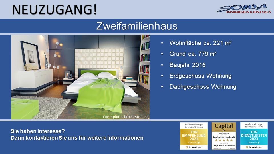 Modernes Zweifamilienhaus mit Garten in Rohrenfels zu verkaufen - Ein Objekt von Ihrem Immobilienpartner SOWA Immobilien und Finanzen - Zweifamilienhaus Rohrenfels | Angebot:24785746