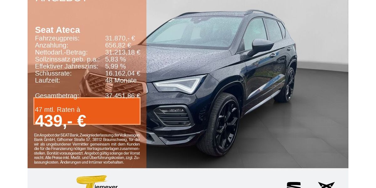 Seat Ateca 70.054 km 29.980 &euro; Recklinghausen 45663